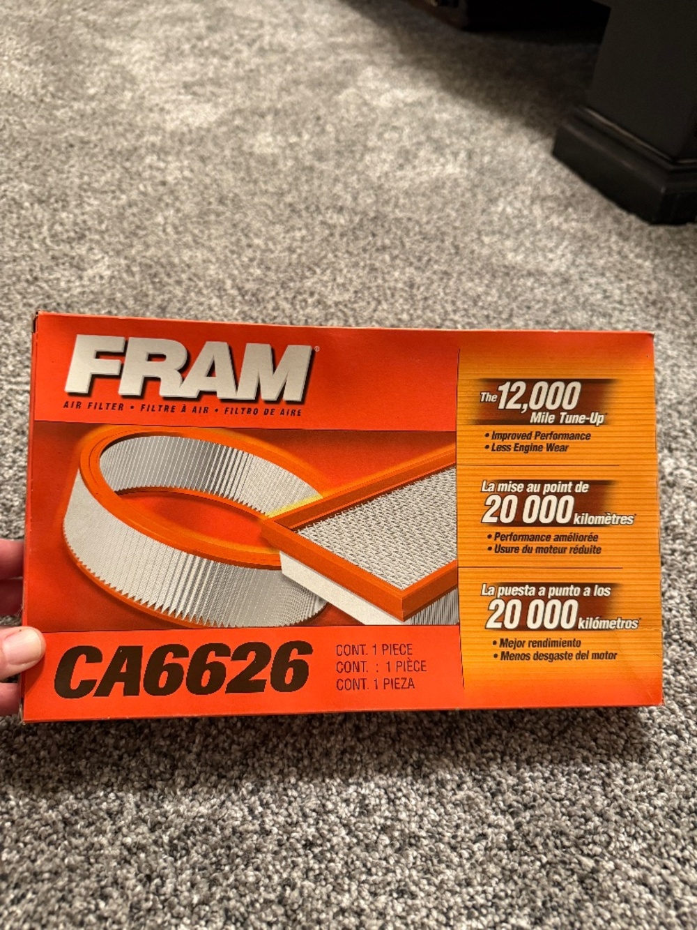 FRAM model CA6626 Air Filter New; auto car truck vehicle part Chevy Olds Buick